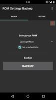 ROM Settings Backup Affiche