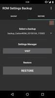 ROM Settings Backup capture d'écran 1