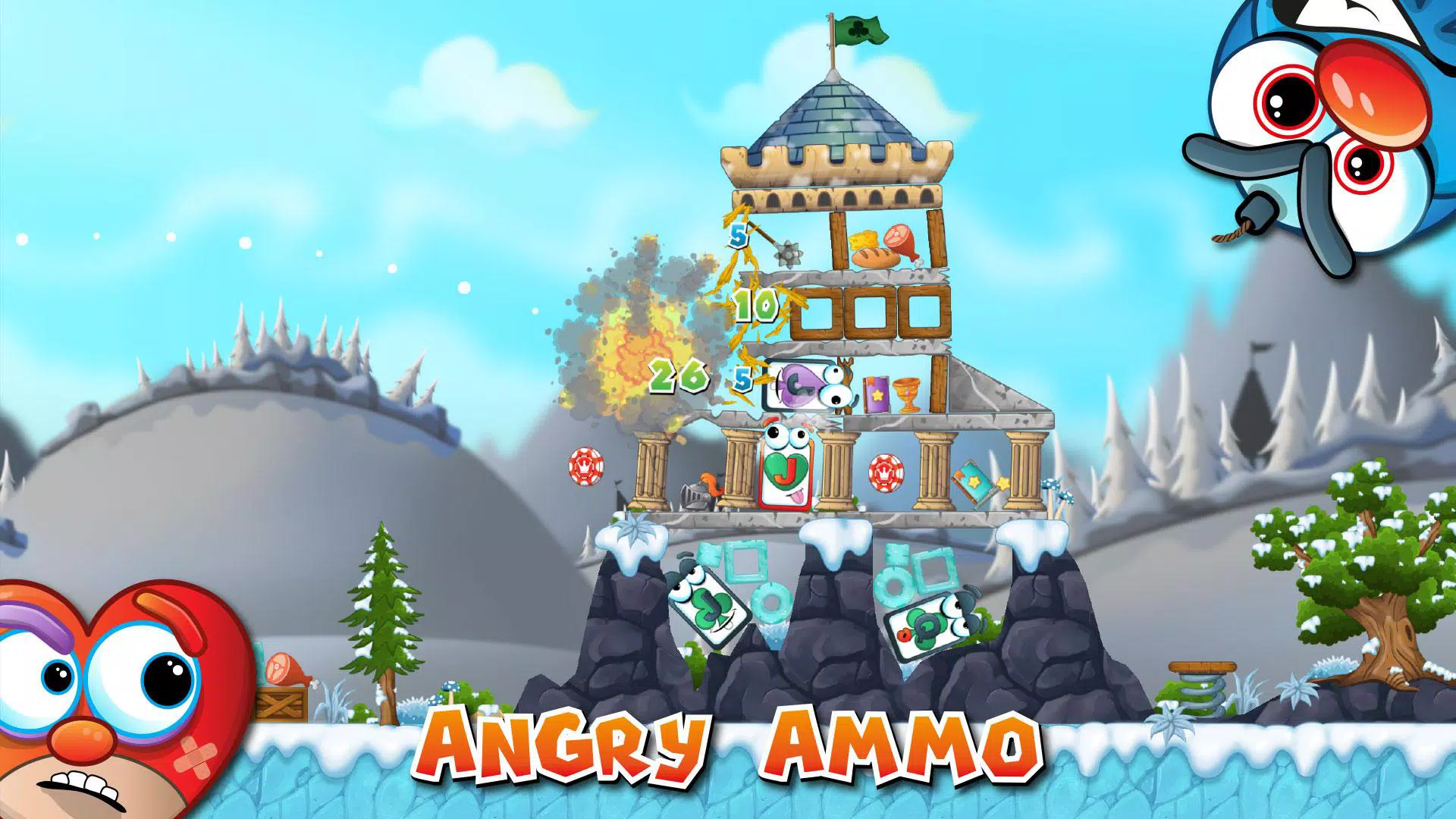 Slingshot Poker: Arcade Cards!