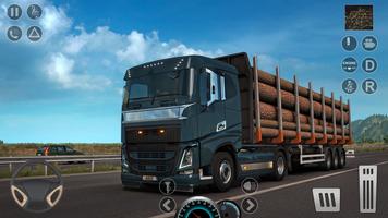 Poster euro camion guida: giochi 3d