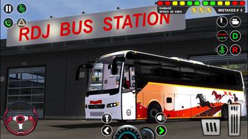 US Driving Coach Bus-Spiele 3D Plakat