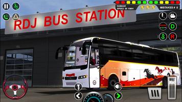 US Driving Coach Bus Games 3D-poster