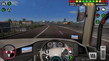 Euro City Coach Bus Driving 3D screenshot 1