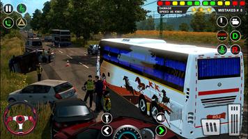Euro City Coach Bus Driving 3D ภาพหน้าจอ 2