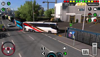 Euro City Coach Bus Driving 3D ภาพหน้าจอ 3