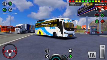 Euro Coach bus driving Game Cartaz