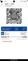 Vuelos Boarding Pass Wallet captura de pantalla 1