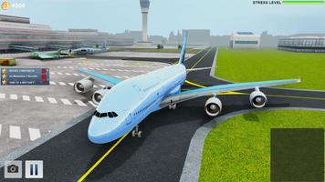 Simulator Pesawat Airport Game syot layar 1