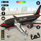 Flight Simulator Plane Game 3D আইকন