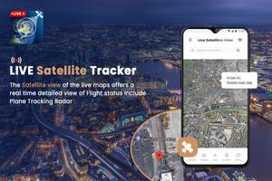 Live Satellite View & Flight T الملصق