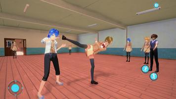 Anime High School Girl Game 3D capture d'écran 2