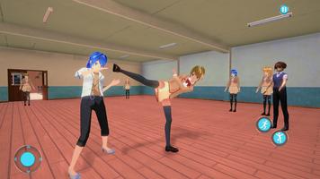 Anime High School Girl Game 3D ภาพหน้าจอ 2