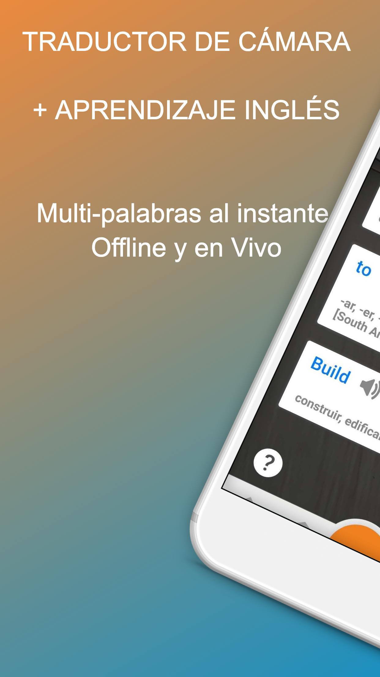 Traductor de Cámara en Vivo, Aprender Inglés fácil for Android - APK  Download