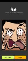 Rotate Flip Puzzle - mr funny bean постер