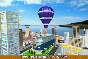 Pochinki Bus Flying Air Balloon: Pochinki Game poster