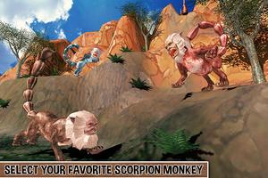 Scorpion Singe Famille Sim capture d'écran 3