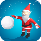 Santa Snowball Giáng sinh phiêu lưu biểu tượng