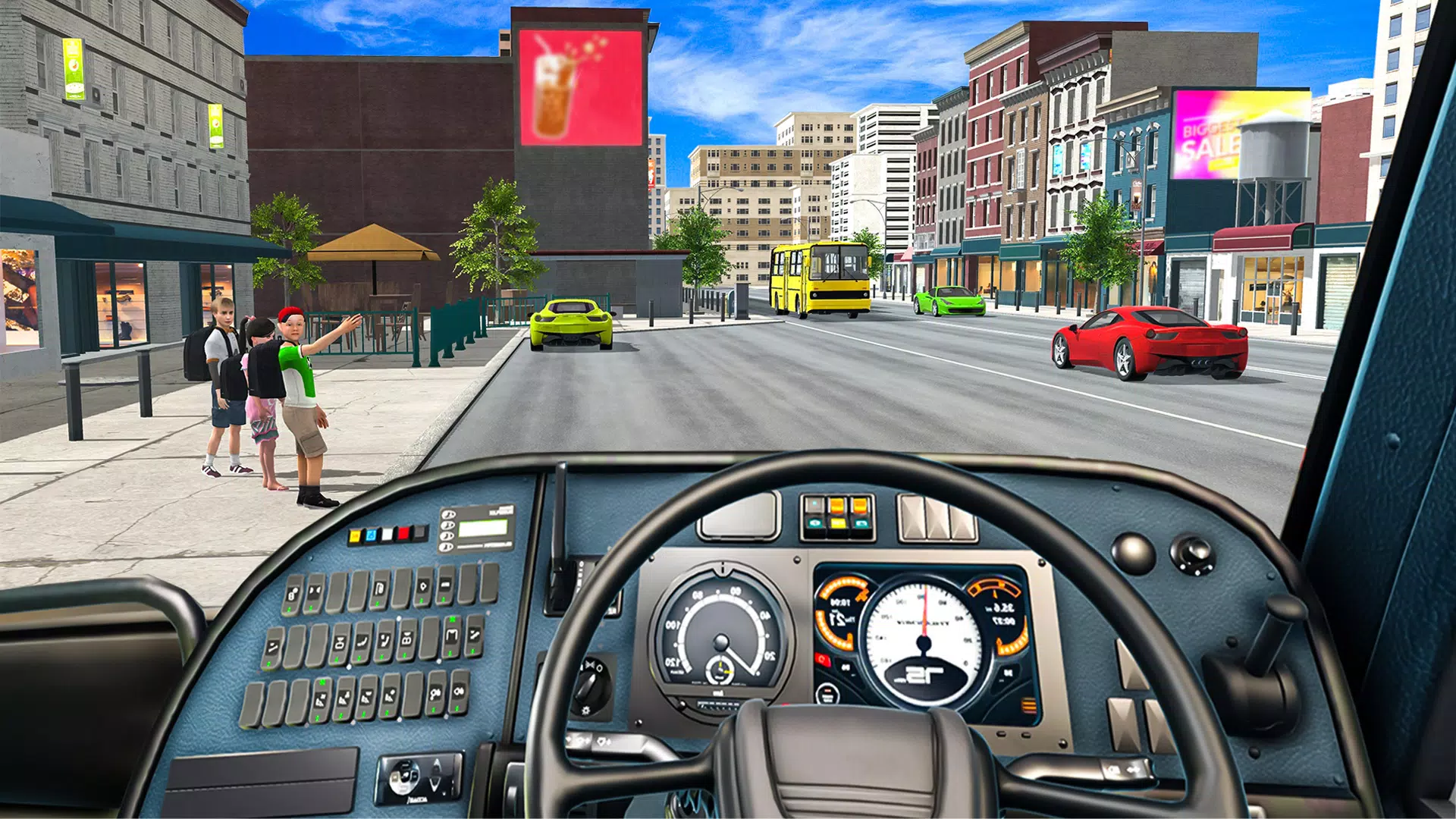 School bus games free to play: Driving simulator 2015::Appstore  for Android