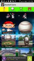 Baseball Games Free Affiche