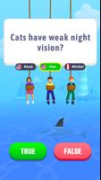 Richtig oder Falsch: Hai-Spiel Plakat