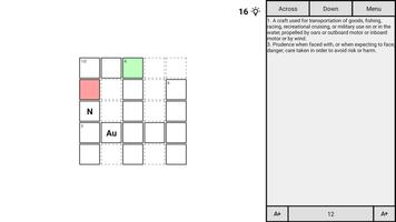 Elemental Crossword capture d'écran 1