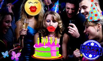 Birthday Fun Stickers imagem de tela 3