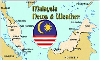 Malaysia News & Weather Affiche
