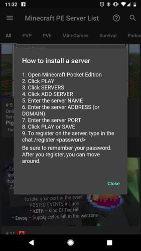 Server List For Mcpe Bedwars Pvp And More For Android Apk Download