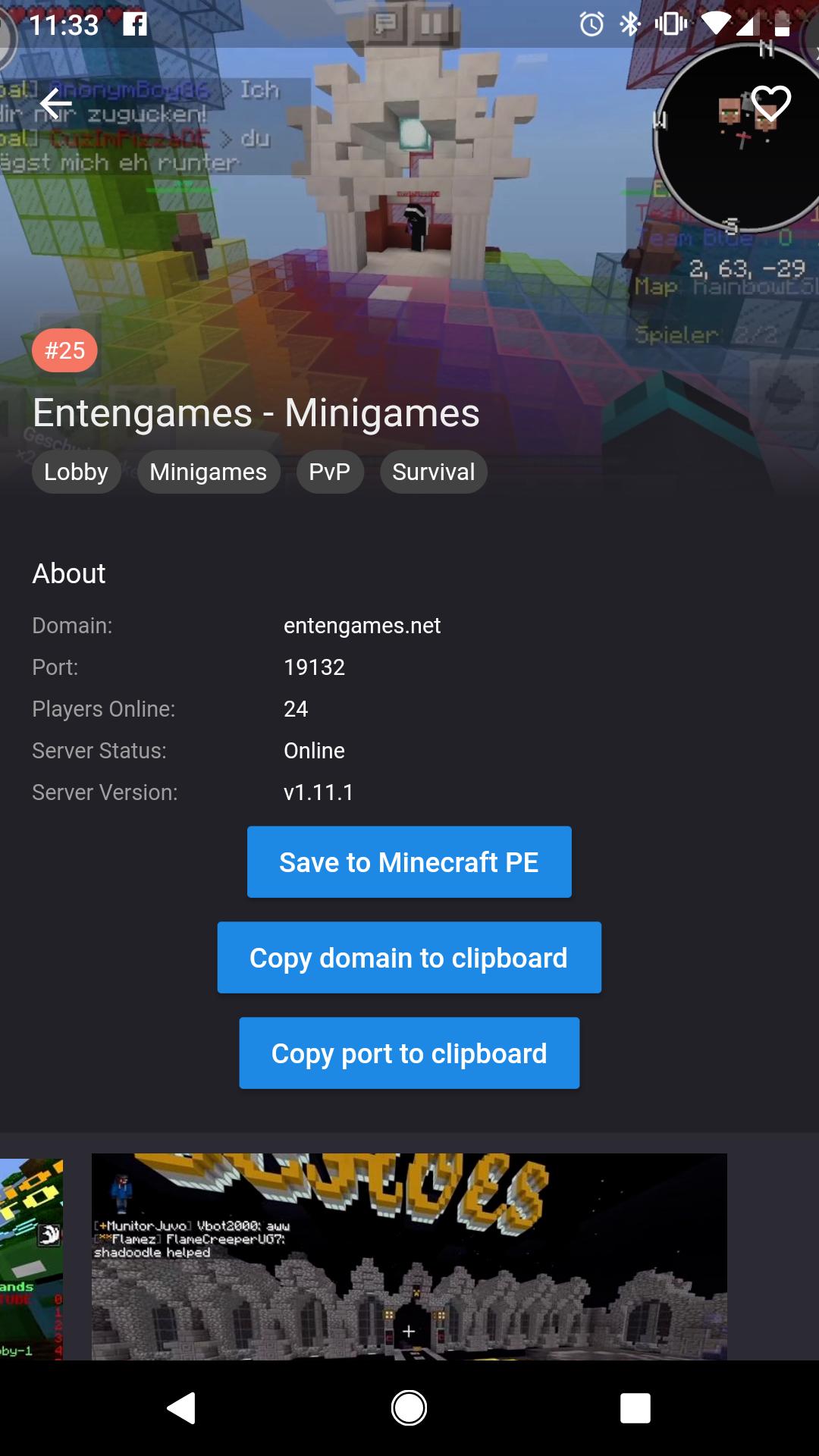 Server List for MCPE - Bedwars APK for Android Download