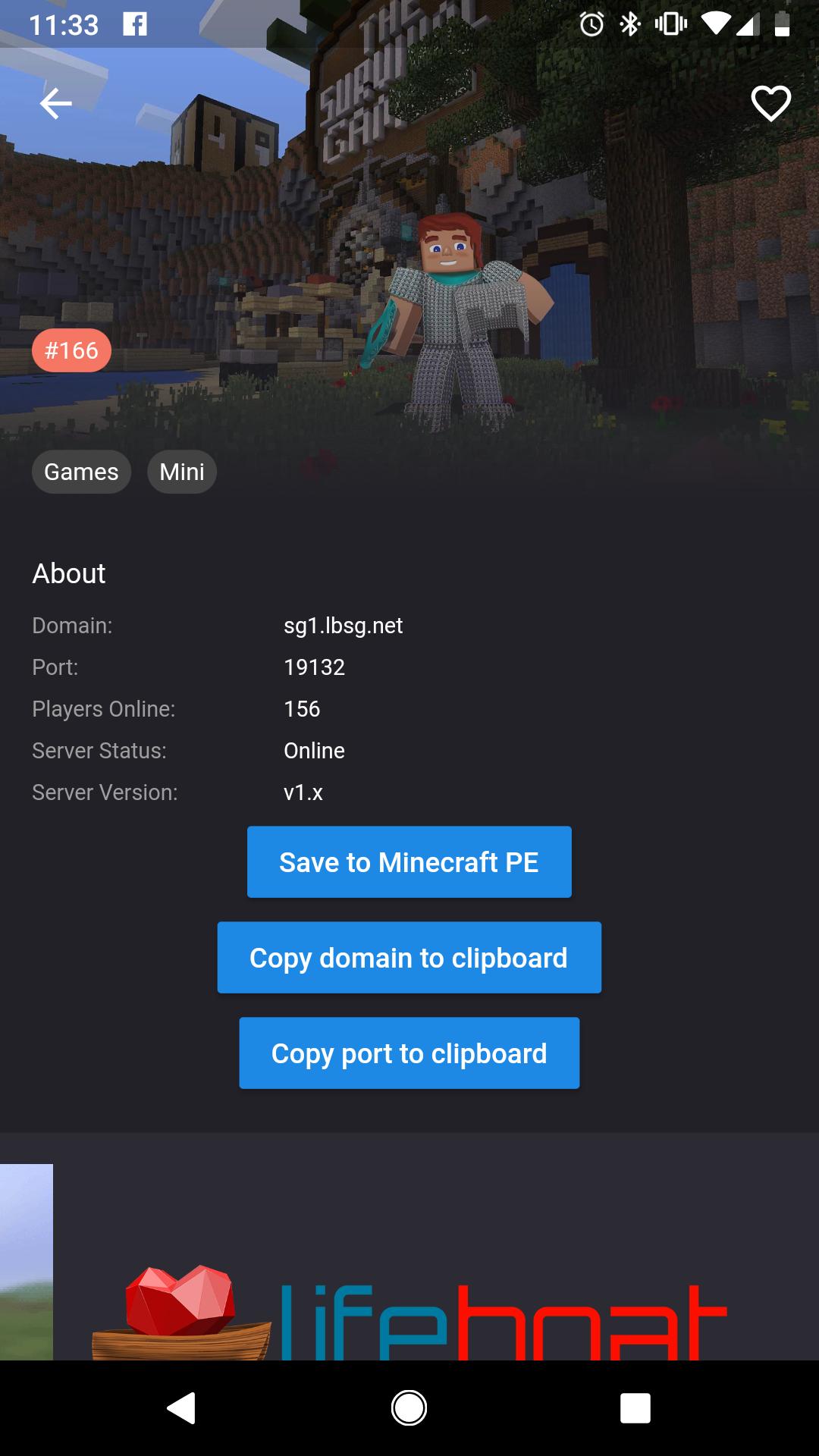 Android 用の Minecraft Pocket Editionのサーバーリスト Apk をダウンロード