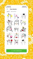 Flork Memes Stickers :WA पोस्टर