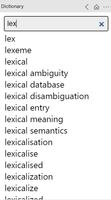 Dictionary screenshot 2