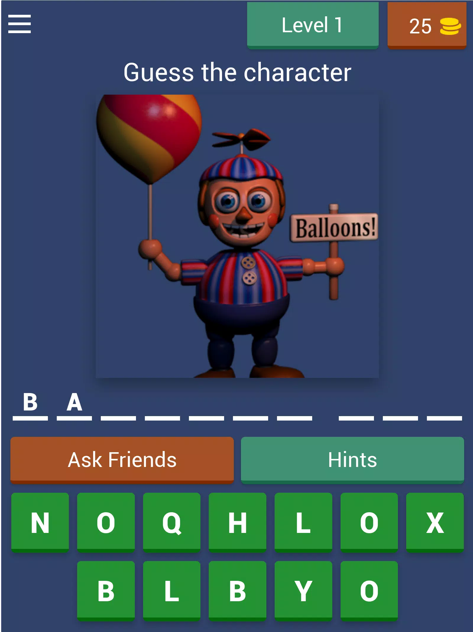 Quiz de FNAF game