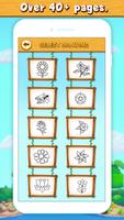 Flowers Coloring Book تصوير الشاشة 1