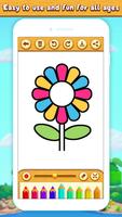 Flowers Coloring Book تصوير الشاشة 2
