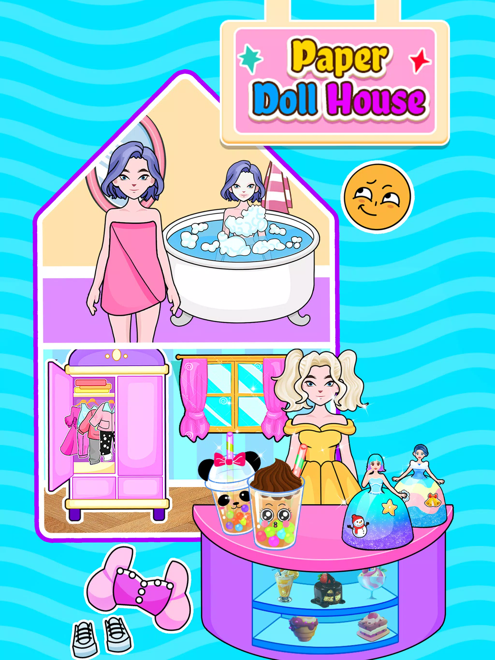 Paper Doll House Surprise Game APK for Android Download