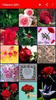 Images fleurs et de roses Gif capture d'écran 1