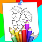 Fruits Flower Coloring Book आइकन