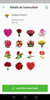 Stickers Fleurs (WAStickerApps) capture d'écran 1
