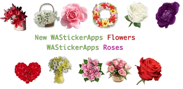 WASticker - Liebe Blumen