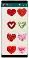 WASticker - Love flowers syot layar 1