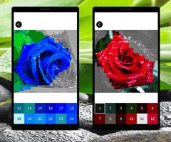 Coloring Flowers Pixel Art Game ภาพหน้าจอ 3