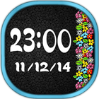 Flores Widget Reloj icono