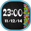 Flores Widget Reloj