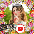 Flower video maker with music