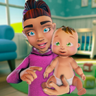 virtual Baby vida simulador 3d icono