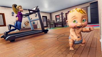 برنامه‌نما Virtual Baby Life Simulator 3D عکس از صفحه