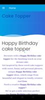 Cake Topper Design تصوير الشاشة 2