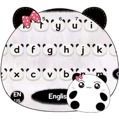 Cute Panda Keyboard Theme