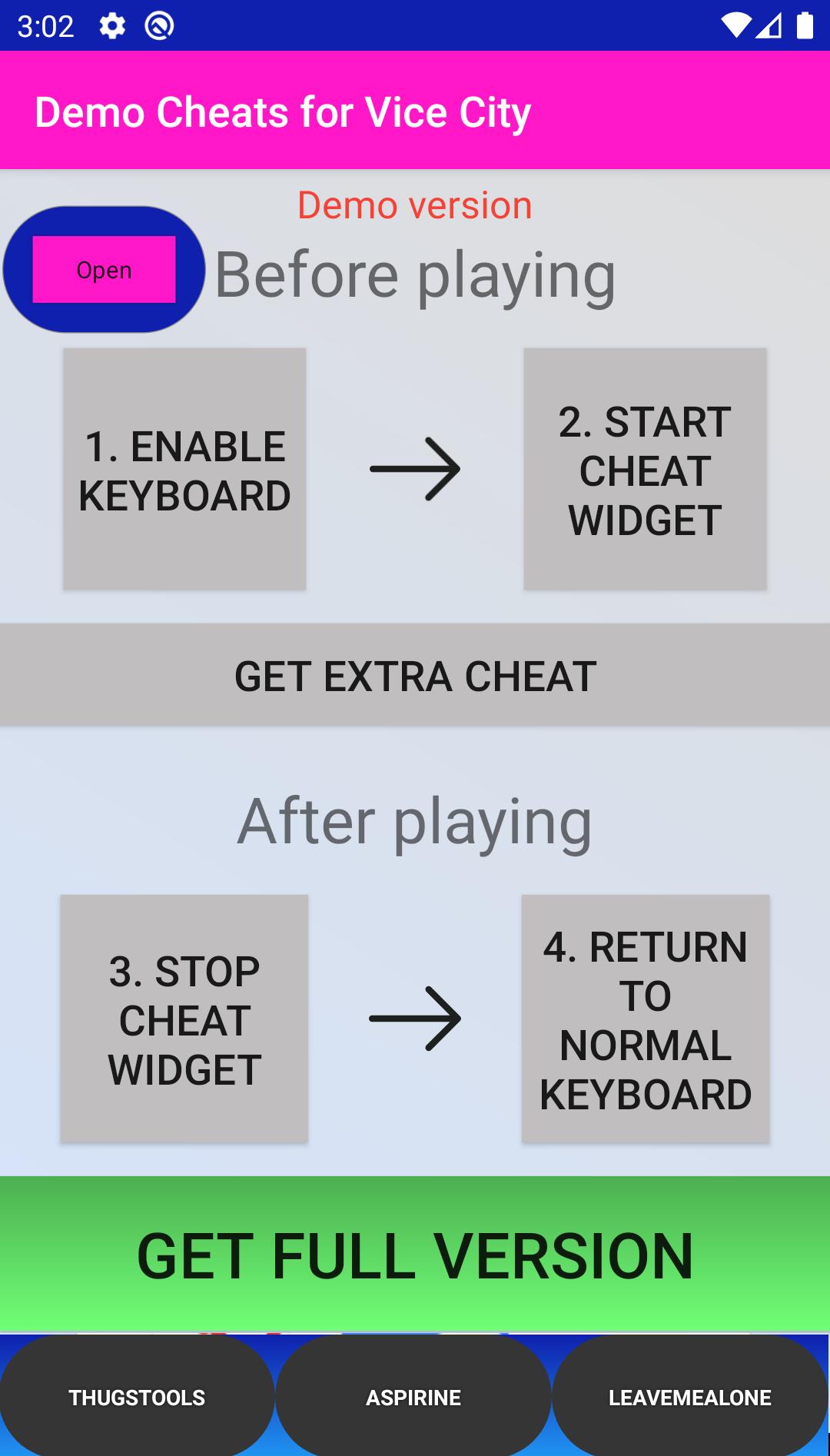 Cheats Keyboard Demo For Vice City For Android Apk Download